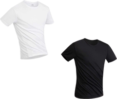 Camiseta Everdry - Preta + Branca